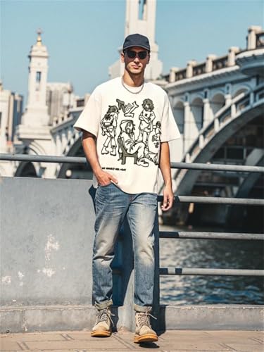 Oversized Graphic Tees for Women Y2k Men Streetwear Harajuku T-Shirts Vintage Tees4