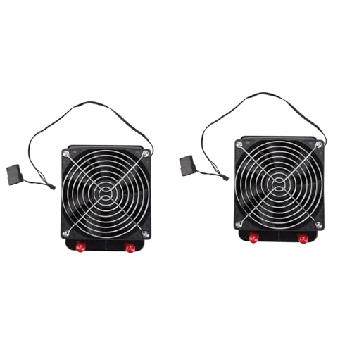 Refroidisseur CPU eau 120mm kit de 2 radiateurs avec ventilateur LED PC