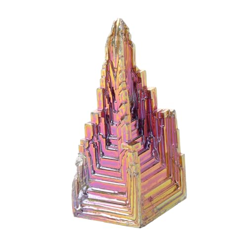 OSOLADY Bismuth Ore Crystal Ore Nail Decoration Birthday Decoration for Boy Birthday Decoration for Girl Desktop Decor Irregular Crystal Specimen Mineral Stone Craft Bismuth Crystal