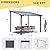 U-MAX 8' x 10' Outdoor Pergola Gazebo, Wall-Mounted Lean to Metal Awnings Gazebos on Clearance for Patio, Large Panel Roof Pergolas and Gazebo for Outdoor Use