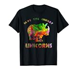 Guarde el recipiente de la sabana de unicornio. Camiseta