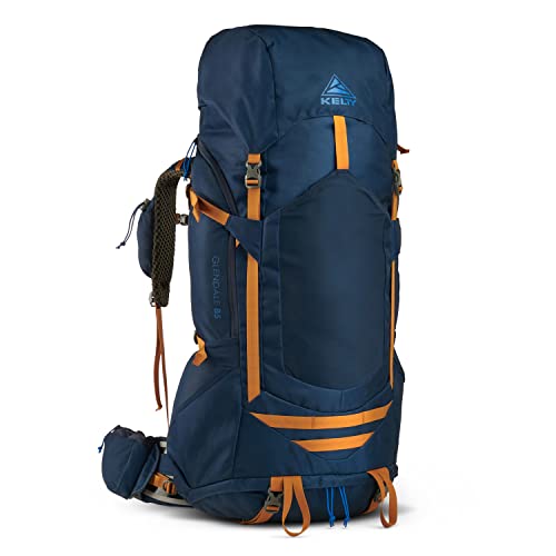 Kelty Glendale 85L – 105L Multiday Backpacking + Thru Hiking Pack, Shoulder Strap Pockets, Long Haul Backpack, Pageant Blue, 85L
