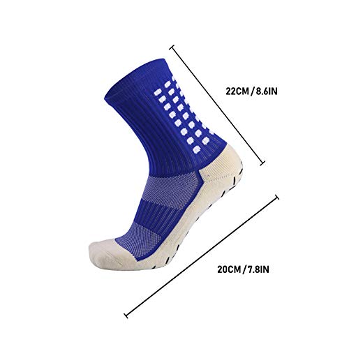 Meias Atléticas Masculinas, Andoer Meias atléticas masculinas antiderrapantes de silicone que absorv