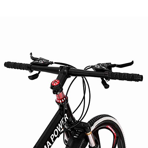 Outroad Mountain Bike 21 Speed 6 Spoke 26 in Shining SYS Double Disc Brake Bicycle Folding Bike for Adult Teens (Ship from US) (Red)