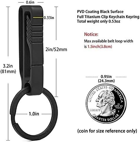 Miniatura 6 de TISUR Clip para llavero con trabilla para cinturón + llavero de coche resistente