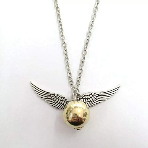 Kit 10 Colar Harry Potter Pomo De Ouro Promoção Atacado