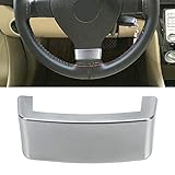 Material: ABS Zierabdeckung einsetzen Passend für VW Golf MK5 Plus 5 GTI Passat B6 3C EOS Jetta Lenkradverkleidung Paillettenabdeckung Chrom Emblem
