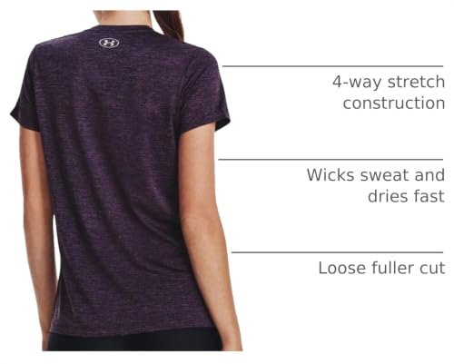Image of Under Armour Womens Tech V-Neck Twist Short-Sleeve T-Shirt