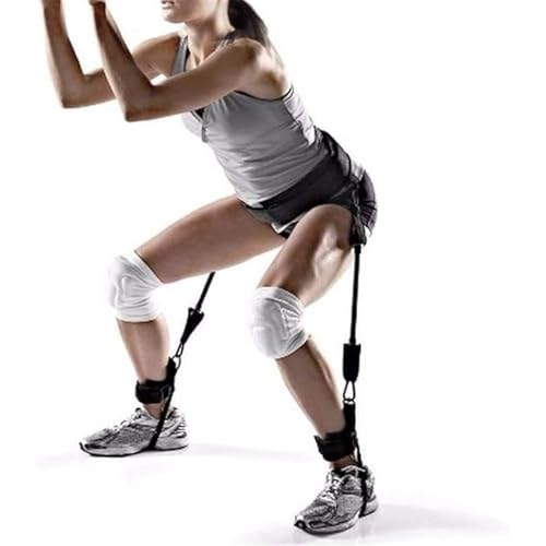 WENDYWU - Attrezzo per salti verticali, fasce di resistenza per salti, per migliorare la forza delle gambe, ideale per basket, pallavolo, calcio, tennis e allenamento dell'agilità delle gambe