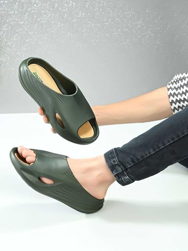 Image of DOCTOR HEALTH SUPER SOFT Orthopedic Slides for Men & Women - Anti-Skid Arch Support Slippers for Heel & Foot Pain Relief | Everyday Wear Chappal for Men
