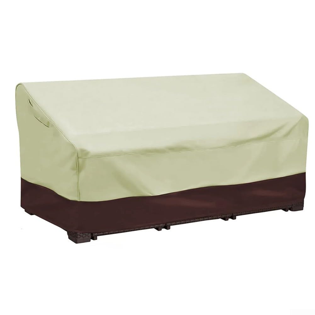 Housse de canapé imperméable pour causeuse d'extérieur - Protection de 2 à 4 places (210D : 193 x 83 x 84 m)