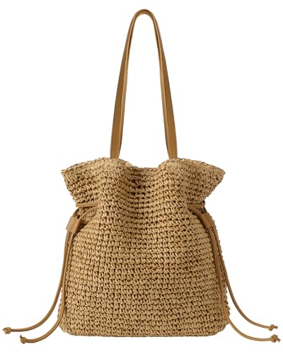 Loiyadn Beach Bag, Straw Beach Bags for Women Only $26.98 at Amazon