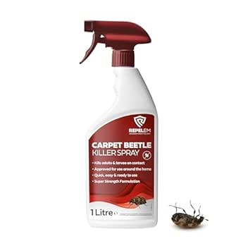 REPELEM Carpet Beetle Killer - Large 1L Instant Action Beetle Spray ...