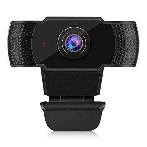 RunSnail Webcam PC, 1080P HD Adjustable USB Webcam with Microphone, Plug and Play Web Camera for Video Calling, Online study, Conference, Recording, Gaming