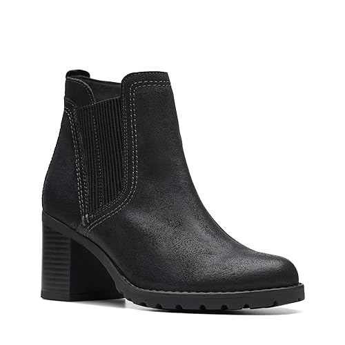 Clarks Unisex Leda Up Sneaker, Black SDE, 0 US Women