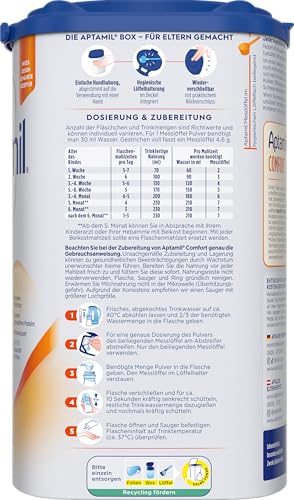 Aptamil Comfort - Spezialnahrung von Geburt an -1 x 800 g