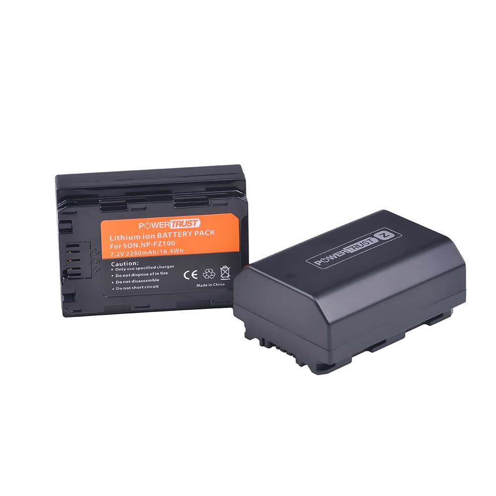 Batteria Sostitutiva Neewer Per Sony NP-FZ100, 2280mAh 7.2V, Compatibile Con A7III A7IV A9III A1 FX3 ZV-E10II E Molti Altri Modelli