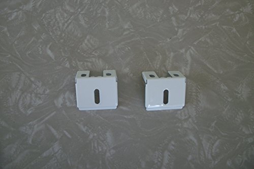 Alta And M&B New Style Snap In Metal Duette Brackets 1 Pair 3/8" Pleat #TOP3