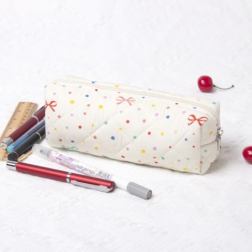 Image of Pencil Case Pen Case Office College School Storage Bag Pouch Holder Box Organizer Makeup Pouch Cosmetic Bag Aesthetic Cute Pencil Case for Girls Boys Kids (T)