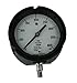 Ashcroft Type 1259 Solid Front Thermoplastic Case Process Pressure Gauge, Stainless Steel Bourdon Tube and Socket, 4-1/2" Dial Size, 1/4" NPT Lower Connection, 0/400 psig Pressure Range