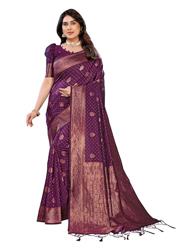 Image of Avantika Fashion Women's Kanjivaram Soft Silk Banarasi Sarees With Blouse Piece