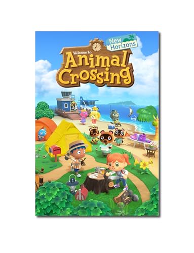 Pyramid America Animal Crossing Poster - (24 x 36-inch) - Poster for Room Decor, Home Decor, and Wall Decor - Iconic New Horizons, Wall Art