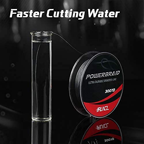 Image of RUNCL PowerBraid Fishing Line 4 /8 /9 Strands, Braided Fishing Line 300 /500 /1000Yds - Seamless Weaving Tech, Enhanced Coating Tech, Zero Stretch, High Sensitivity, Smaller Diameter - Braid Line 15-115LB