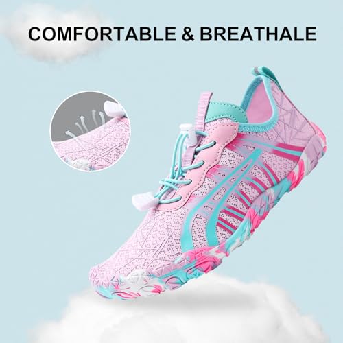 Image of ELETON Barefoot Shoes Women Men Hiking Water Shoes Wide Toe Box Zero Drop