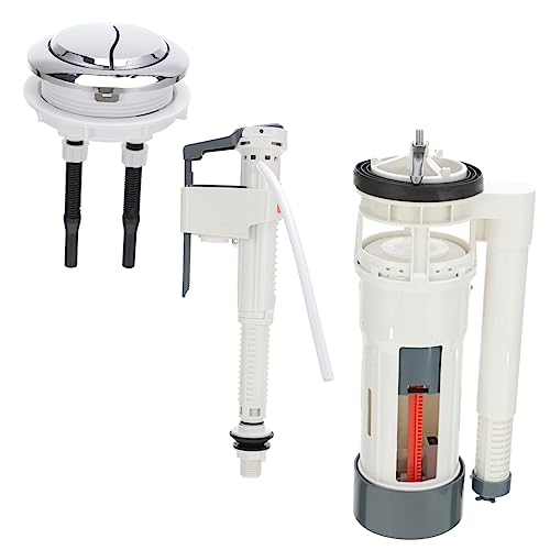 SHINEOFI 1 Juego Válvula De Entrada De Agua a Alta Presión Inodoro Universal Reemplazo Manija del Inodoro Aumentó Redondo Artículos para El Hogar Dispositivo De Desagües Abdominales