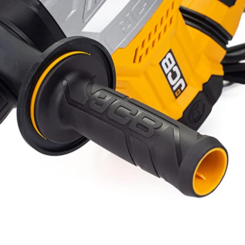 JCB 1300w 15J SDS Max Demolition Hammer and Chisel with Anti-Vibration Handle & 3m Power Cable