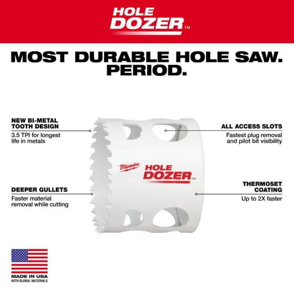 Milwaukee 49-56-0217 4-1/8-Inch Ice Hardened Hole Saw - image 2