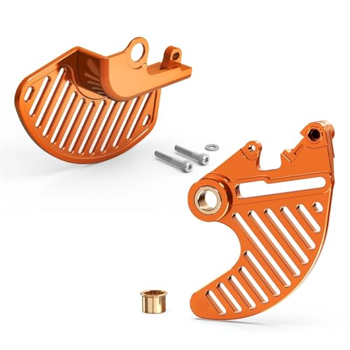 Protection de disque de frein arrière kit avant orange pour vélo tout-terrain électrique