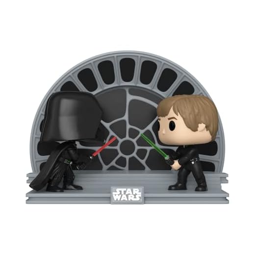 Funko Pop! Moment: RotJ 40th - Luke Vs Vader - Star Wars - Figura de Vinilo Coleccionable - Idea de Regalo- Mercancia Oficial - Juguetes para Niños y Adultos - Movies Fans