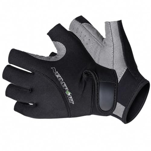 NeoSport 3/4 Finger Sport Gloves for Diving, Paddling & Watersports, Medium