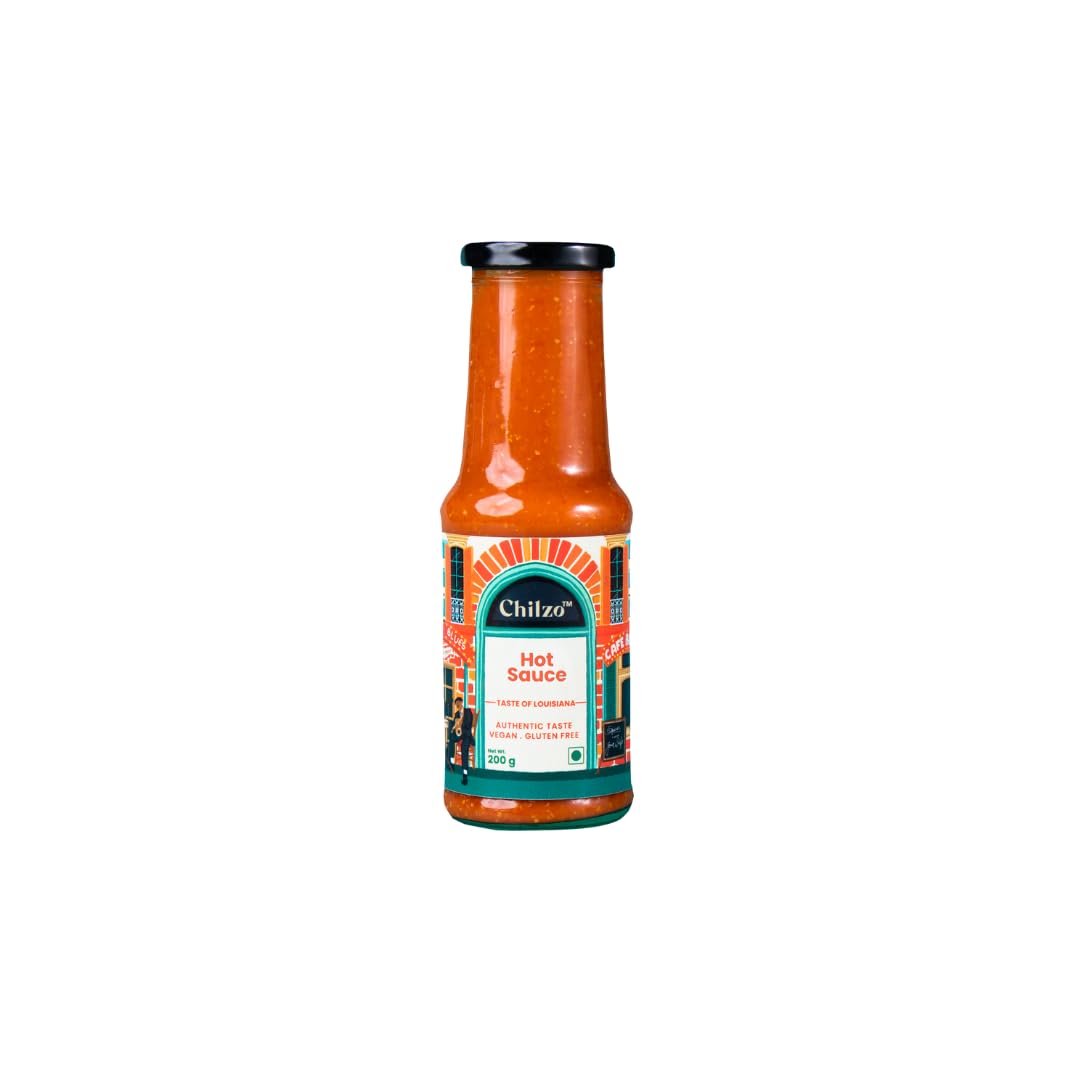 Louisiana Hot Sauce (200g) | Fermented for Intense Flavor | Vegan, MSG-Free, Gluten-Free, No Added Sugar | Perfect as Dip, Cooking Sauce & Salad Dressing | Taste of New Orleans