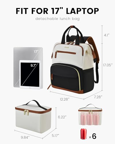 Mochila Lunch para Mujer con Compartimento para Laptop 17 pulg miniatura 4