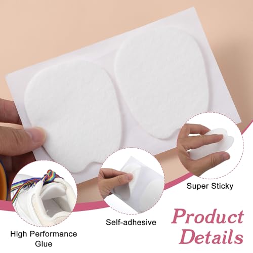 6 pares de almohadillas de fieltro para lengüeta de zapato miniatura 2