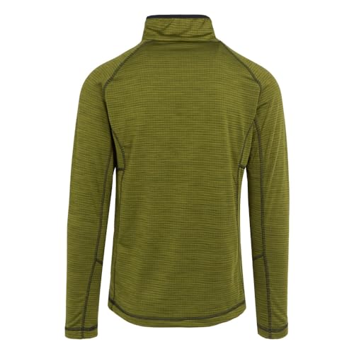 Men's Yonder Quick Dry Grid Fabric Performance Wicking Zip Neck Fleece4