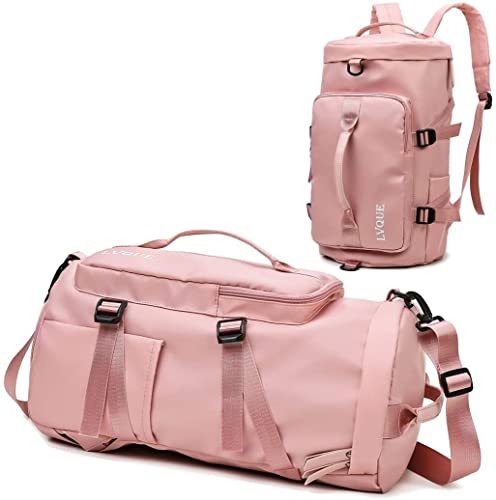 Image of polyester 25 cms Duffle Bag(Sports Travel Duffel Bags Pink)