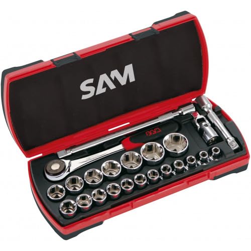 Coffret Douilles Et Accessoires 1/2'' - 23 Outils - Sam Outillage