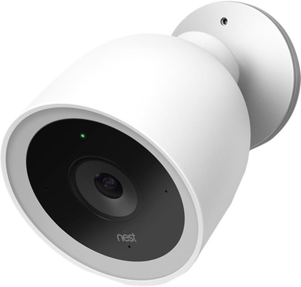 Google - Nest Cam IQ Outdoor Security Camera, NC4100 - White (Renewed)