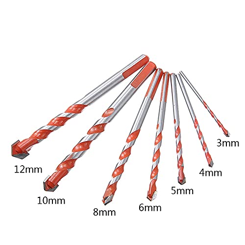Brocas para vidrio 3mm a 12mm 7 piezas miniatura 2