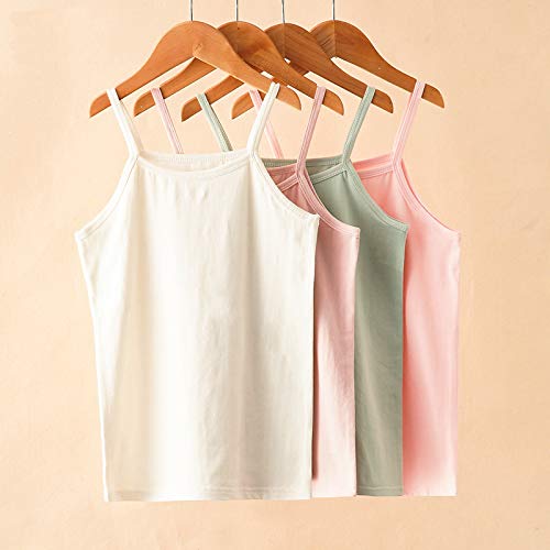 The Essential Cami Young Girls Toddler 4 Pack Premium Camisole Top Undershirt Super Soft Breathable Cami (2T)3