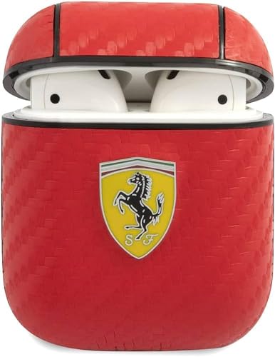 Ferrari FESA3CARE Case for AirPods 3 Red On Track PU Carbon - Image 4