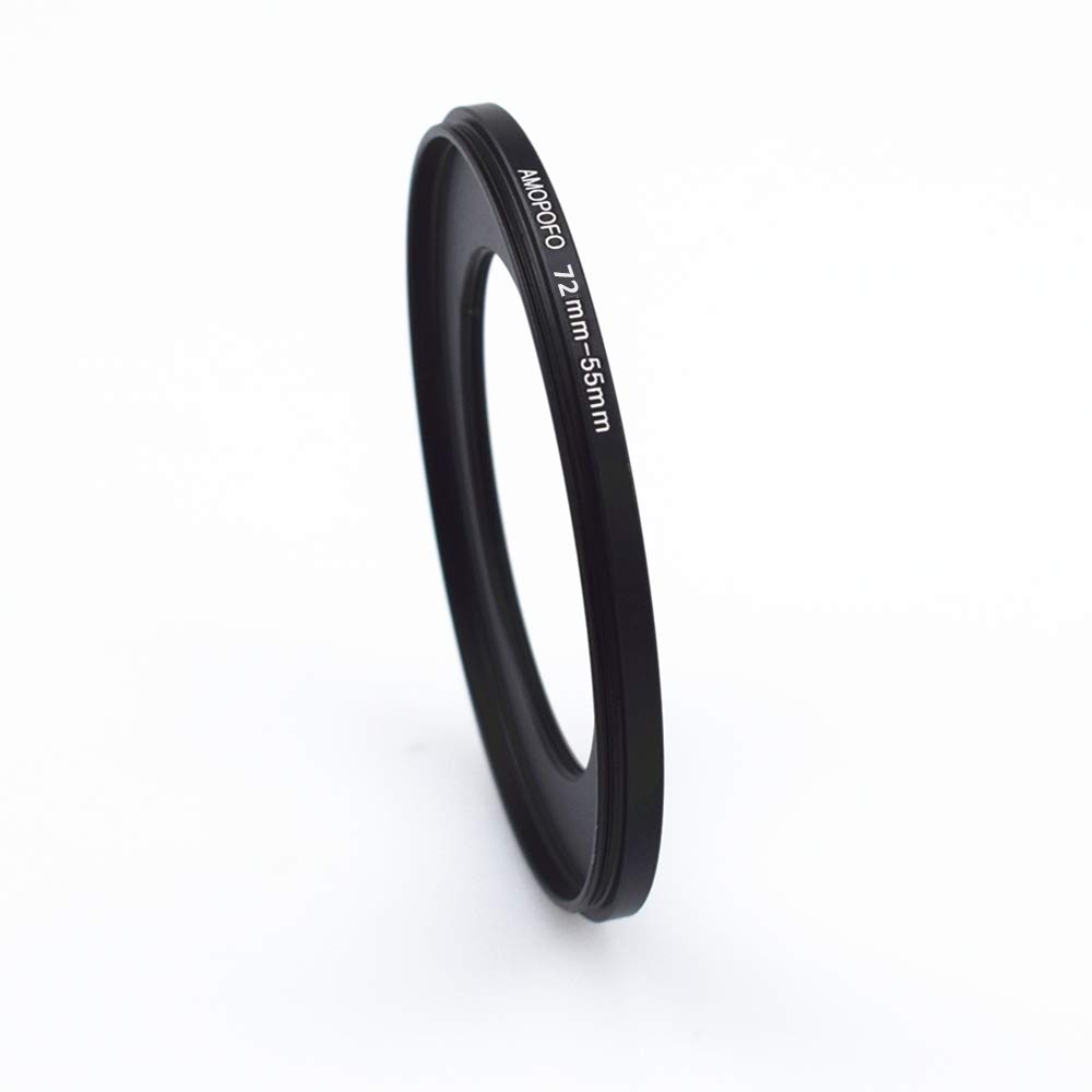 72mm to 55mm /72mm-55mm Step-Down Ring Filter Adapter for All Brands UV,ND,CPL,Metal Step-Down Ring Adapter