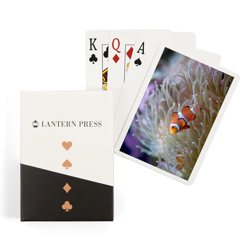 Baraja Póker Clown Fish y Coral Blanco 52 Cartas