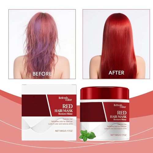 Mascarilla Roja Potenciadora de Color para Cabello Dañado miniatura 3
