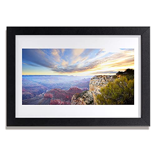 Image cadre en MDF paysage de montagne de mer Tulup 30x20 cm haute définition durable