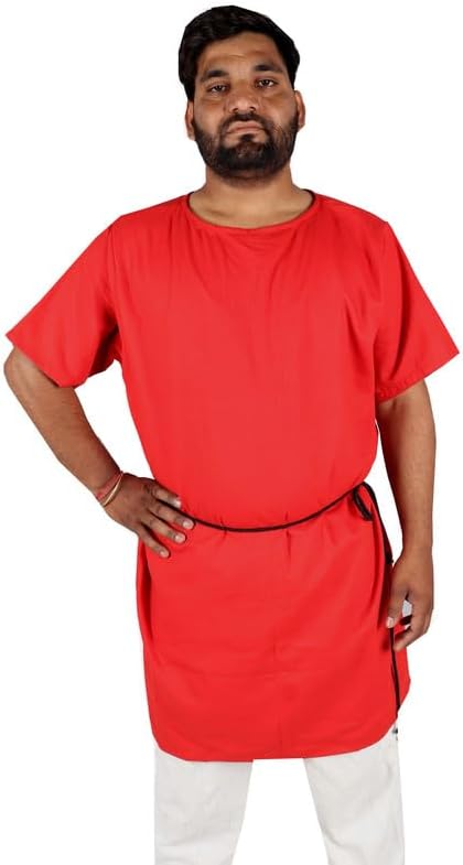 Medievals Roman Tunic Cotton Renaissance Plane Gothic Pirate Roman & Theme Party Costume SCA LARP