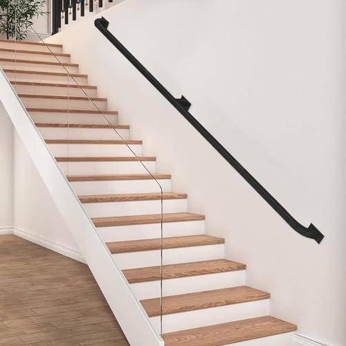 Wall Handrails for Stair Indoor - Wrought Iron Stair Railings
